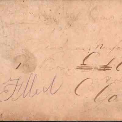 C.H. Green Order postcard 1882-06-20 C. Gollard? recto: C.H. Green Order postcard 1882-06-20 C. Gollard? for Neufchatel cheese.