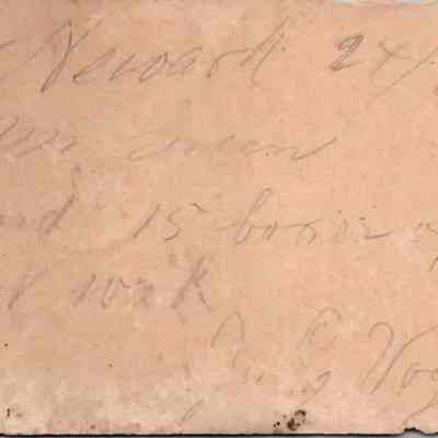 C.H. Green Order postcard 1882-06-24 J. C. Vogiels recto: C.H. Green Order postcard 1882-06-24 J. C. Vogiels for Neufchatel cheese.