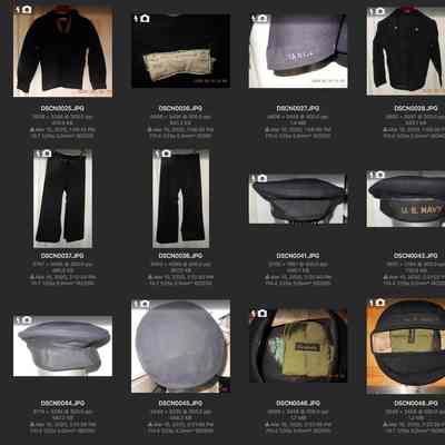 Alfred Mangano's WWII Navy Uniform