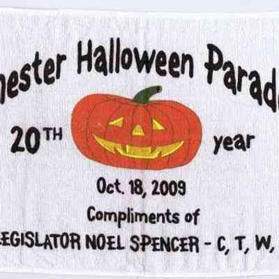 Chester Halloween Parade towel