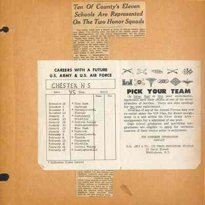 05.A - Basketball Schedule interior pages (U.S. Army & Air Force Recruiting)