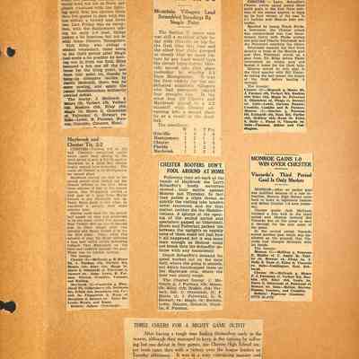11. Chester v. other team clippings
