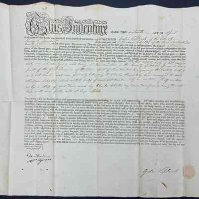 Julian Verplanck to Abraham Schultz 1798 - Front