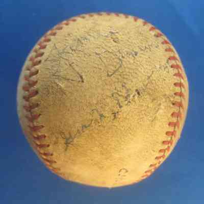 1935 C.H.S. Baseball Team Ball