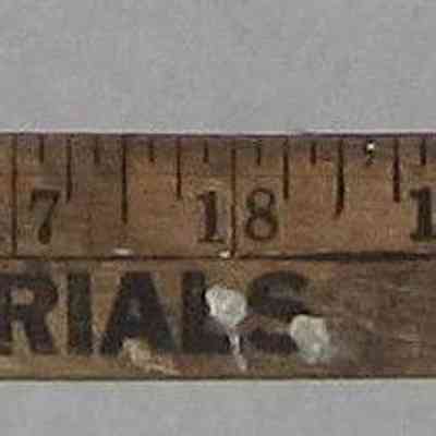 Conklin Lumber Yard Stick used by Bernie Hom in construction