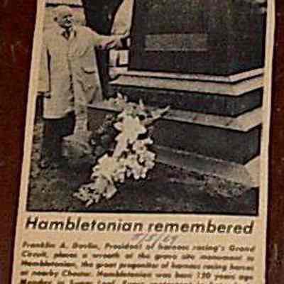 Hambletonian remembered