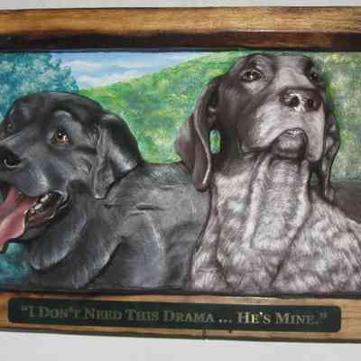 Dog Carving