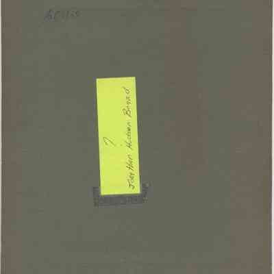 Jonathan Hudson Board reverse: Reverse of the Jonathan Hudson Board  photograph.