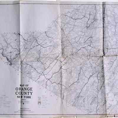 Map of Orange County New York