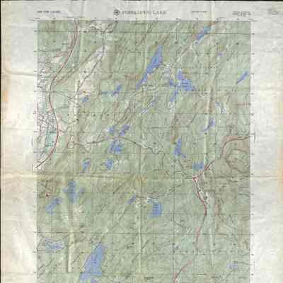 Popolopen Lake Topographic Map