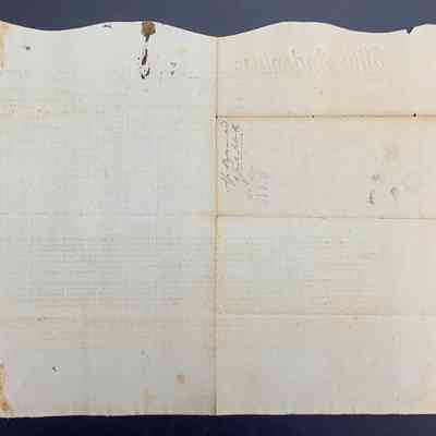 Asa Byram and wife Joann to Jacob Schultz 1805 Land Deed - Back