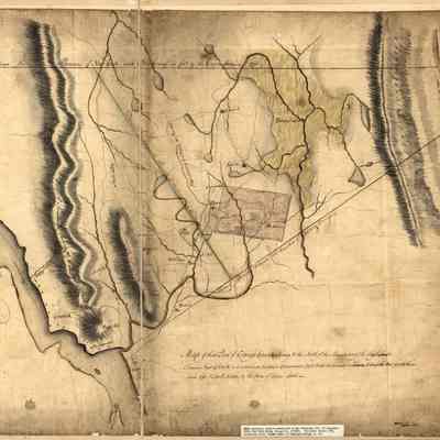 Map of that part of Orange County lying to the north of the mountains of the highlands showing that Chester is a much more central & convenient spott to all the country whereon to erect the new court house than that vulgarly known by the name of Goshen Town.