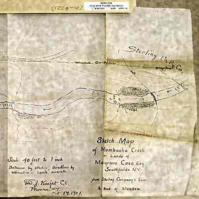Sketch Map of Mombasha Creek