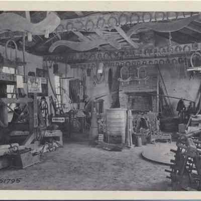 Interior of Blacksmith Shop at Old Museum Village Of Smith's Clove