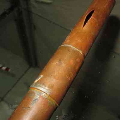 Section of Burst Pipe form 1915 Station attic.