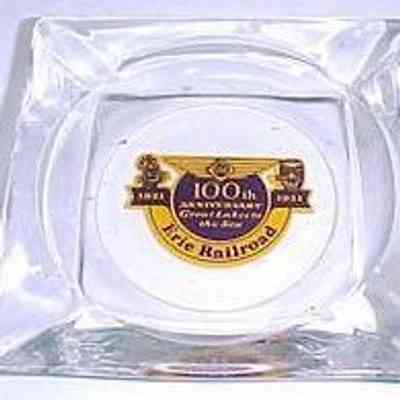 Erie RR 100th Anniversary Comm. Ashtray