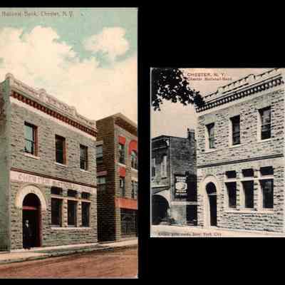 Ann and Gene White Postcard Collection - Chester National Bank, Chester, N.Y.