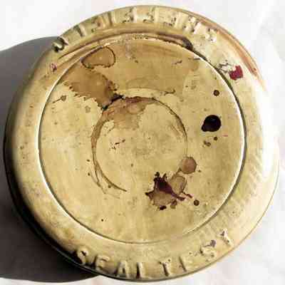 Sheffield Farms milk can lid