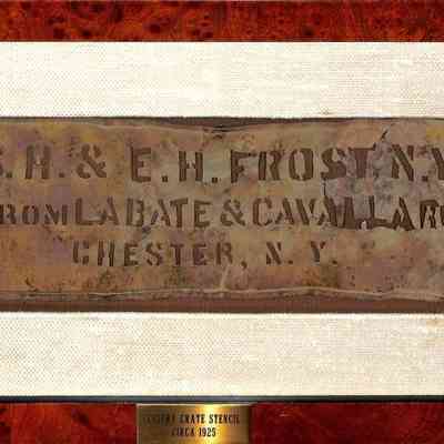 LaBate & Cavallaro Produce Crate Stencil