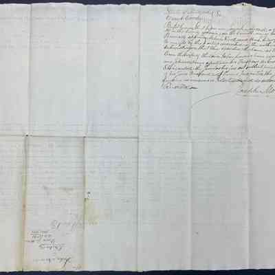 John and Ann Nicole to Abram Schultz1824 - Back