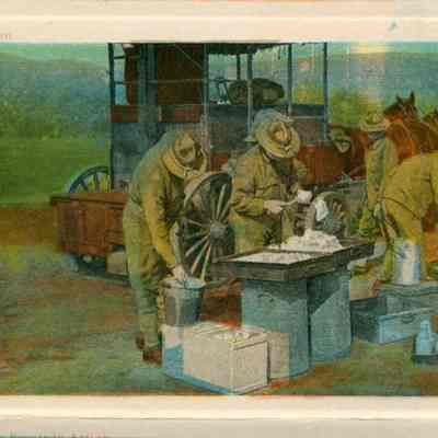 Attached Field Kitchen post card from Fort Meade, Maryland.