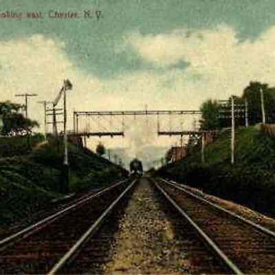 Erie R.R. looking east, Chester, N. Y.