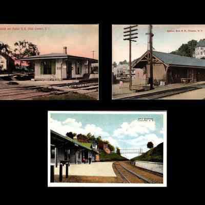 Ann & Gene White Postcard Collection - Railroad Stations
