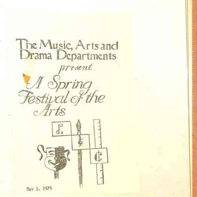 Music in '74 - '75 15 Spring Festival