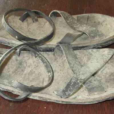 Vietnam style sandals made from tires