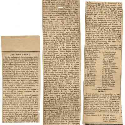An Act for the Incorporation of the Village of Chester