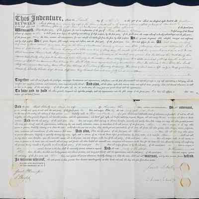 Jacob and Anna Schultz to Abraham Schultz 1814 - Front