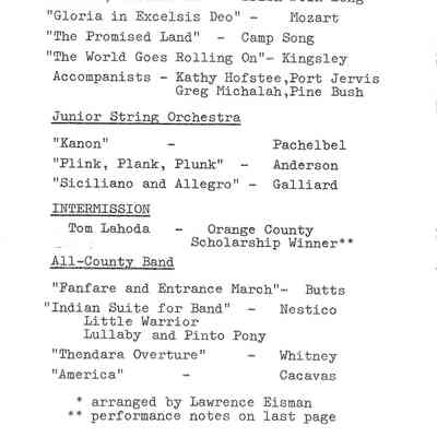 '75 - '76 Band 16 CO Festival 1