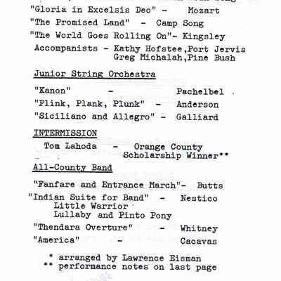 '75 - '76 Band 16 CO Festival 2
