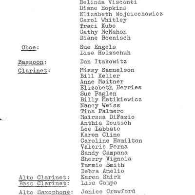'75 - '76 Band 16 CO Festival 3
