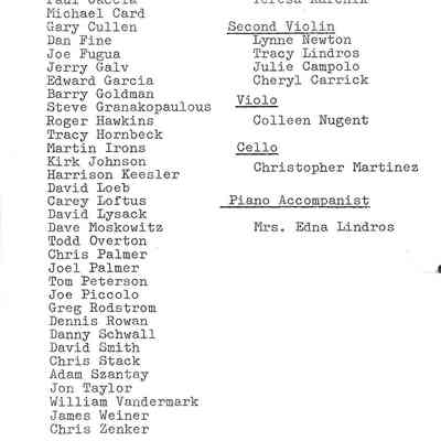 '75 - '76 Band 16 CO Festival 6