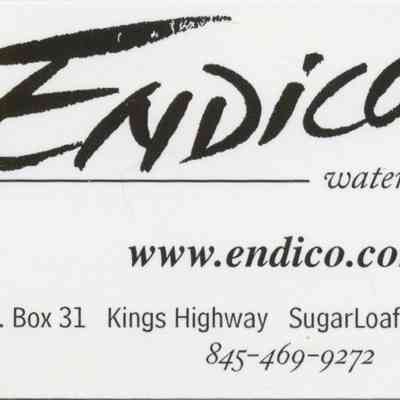 Endico Watercolor Originals business card