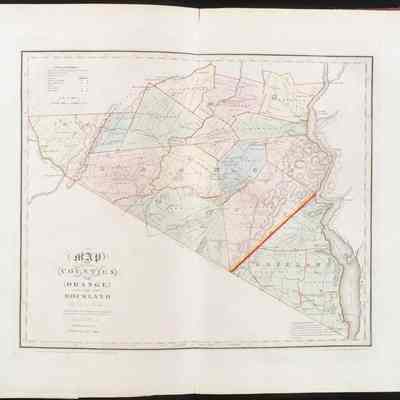 Map of the Counties of Orange and Rockland