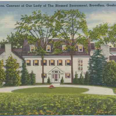Main Entrance, Convent of Our Lady of the The Blessed Sacrament, Broadlea, Goshen, N.Y.