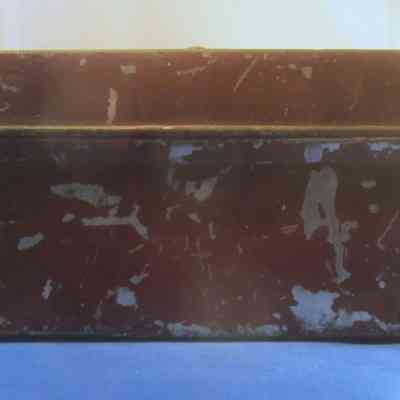 Erie Railroad Conductor's ticket/cash box - left side