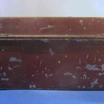Erie Railroad Conductor's ticket/cash box - back