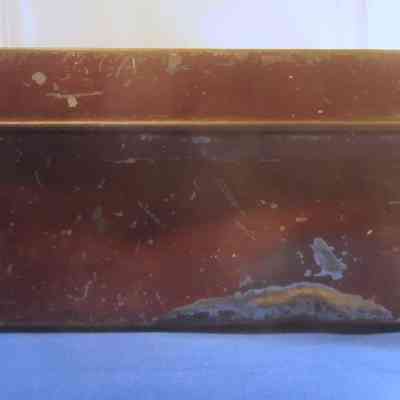 Erie Railroad Conductor's ticket/cash box - right side