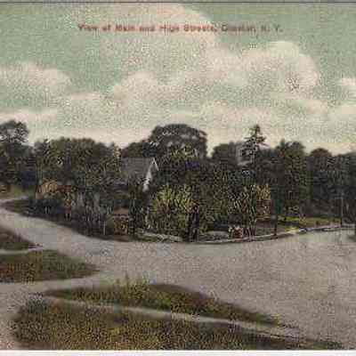 View of Main and High Street, Chester, N. Y.