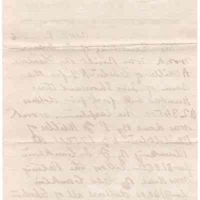 Reverse of letter.