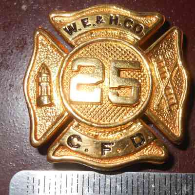 Walton E. & H. Co. 25 Year Lapel Pin, George Conger Hawkins