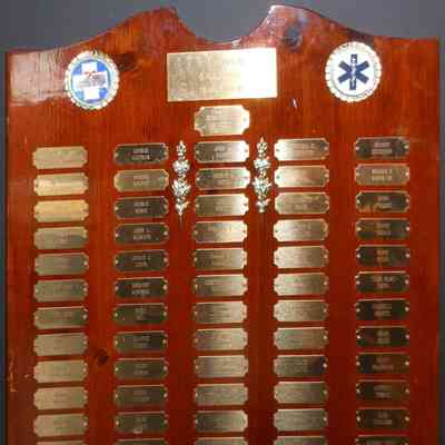 Chester Volunteer Ambulance Memorial Donations Plaque