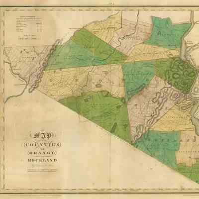 Map of the Counties of Orange and Rockland
