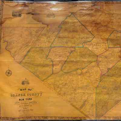 Map of Orange County, New York