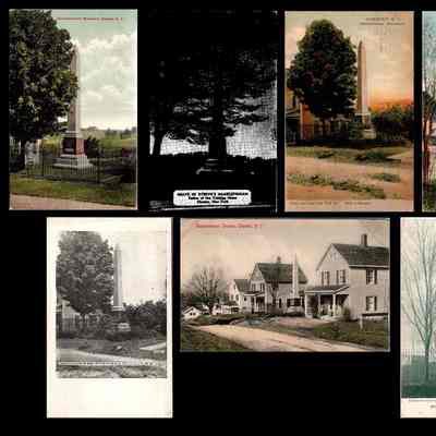 Ann and Gene White Postcard Collection - Hambletonian Monument