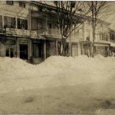 Snow, uptown Chester, N. Y.