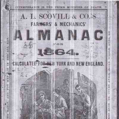 A.L. Scovill & Co.'s farmers' & mechanics' almanac for 1864. Calculated for New York and New England.